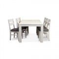 FLORIDA BRUSHED WHITE 7PCE DINING SUITE